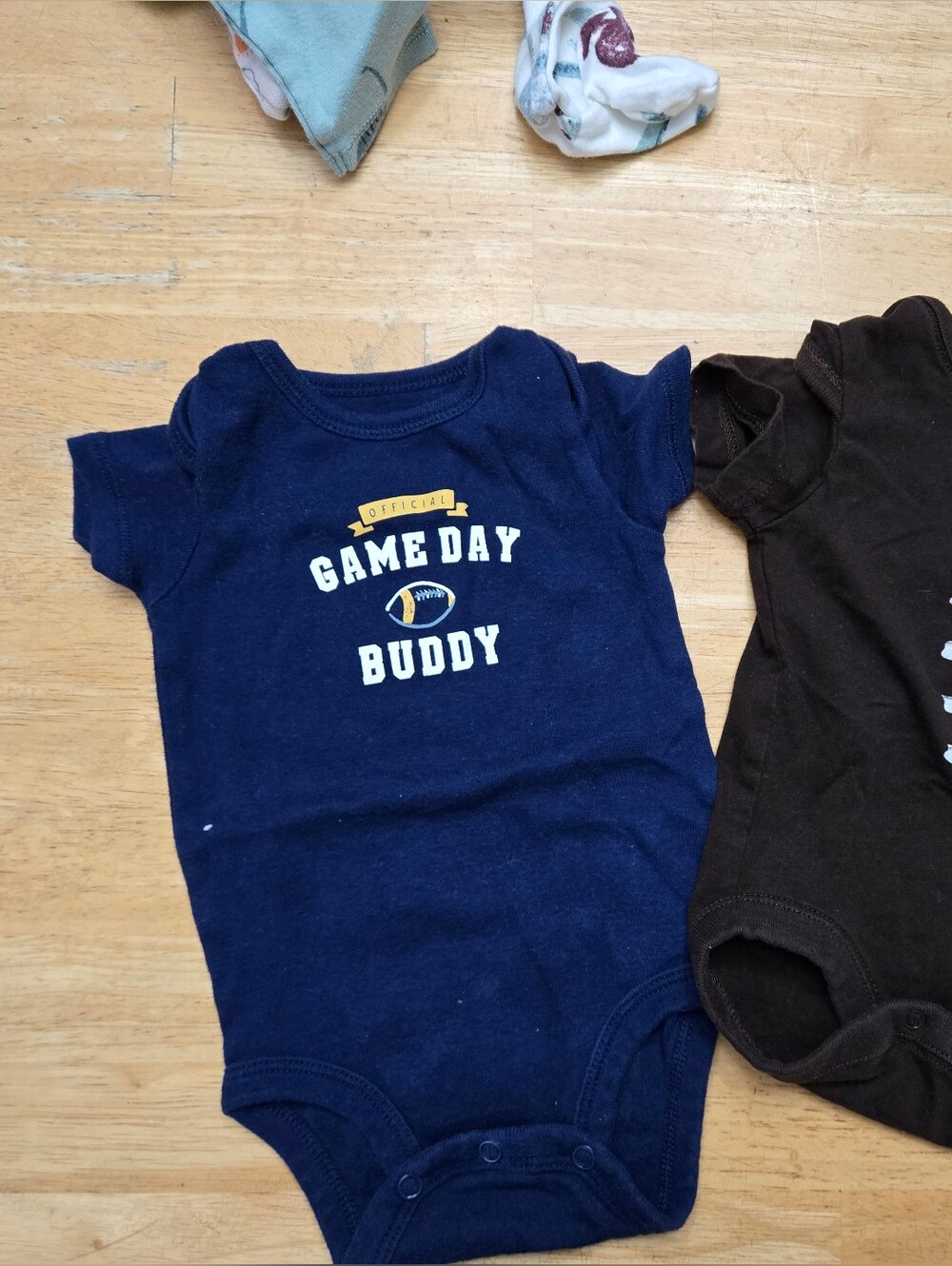 Carter's Navy 'Game Day Buddy' Football Graphic Bodysuit